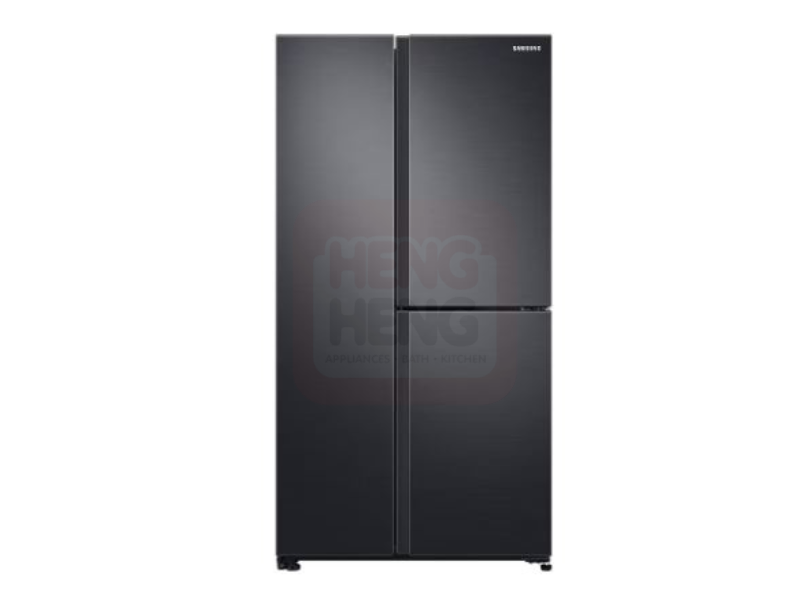 SAMSUNG Side by Side Refrigerator with FlexZone™ and SpaceMax™ Technology, 670L RS63R5591B4