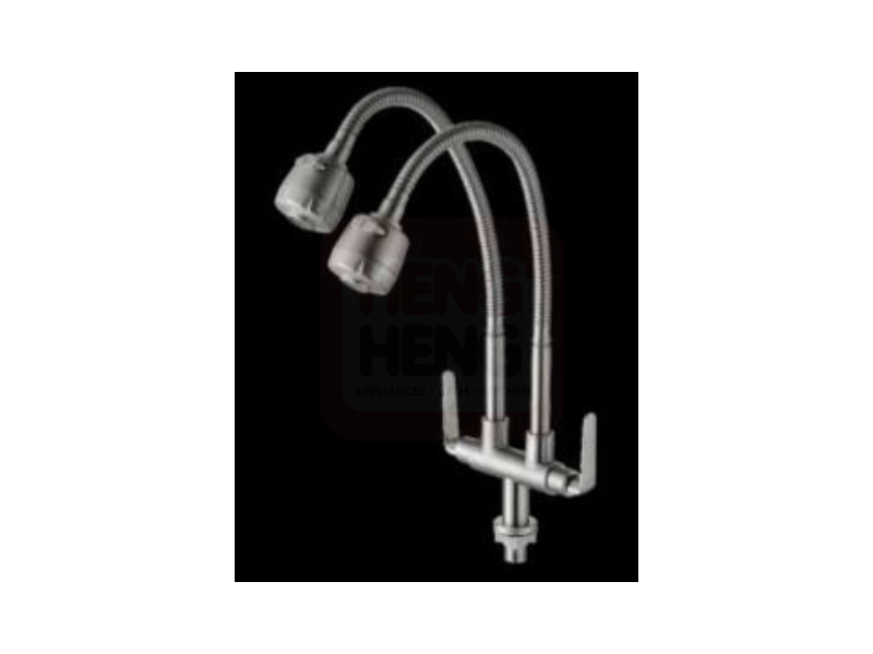 HANS SUS304 PILLAR SINK TAP (DOUBLE FLEXI DUAL SPRAY) HPST36144