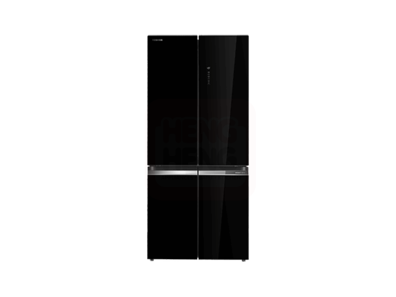 TOSHIBA ORIGIN INVT AIM PUREAIR IOT 4D REF (GLASS BLACK),GR-RF665WIA-PGY(22)
