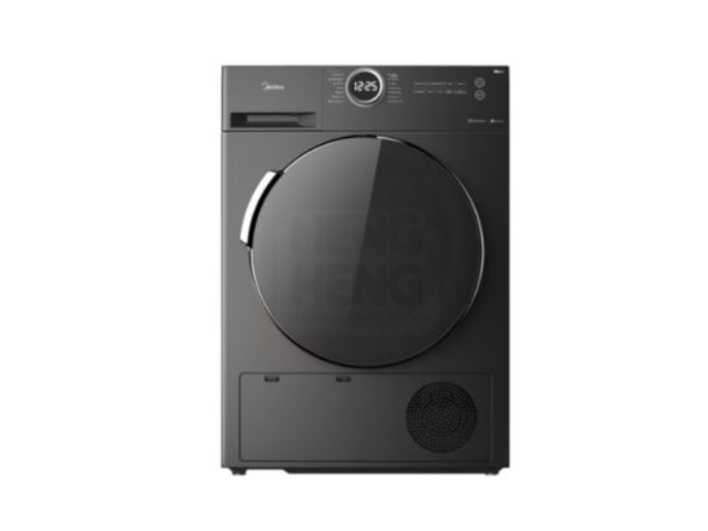 MIDEA TUMBLE DRYER (CONDENSER) 8.0KG / SMART WIFI CONTROL (Titanium Grey),MD200C80W
